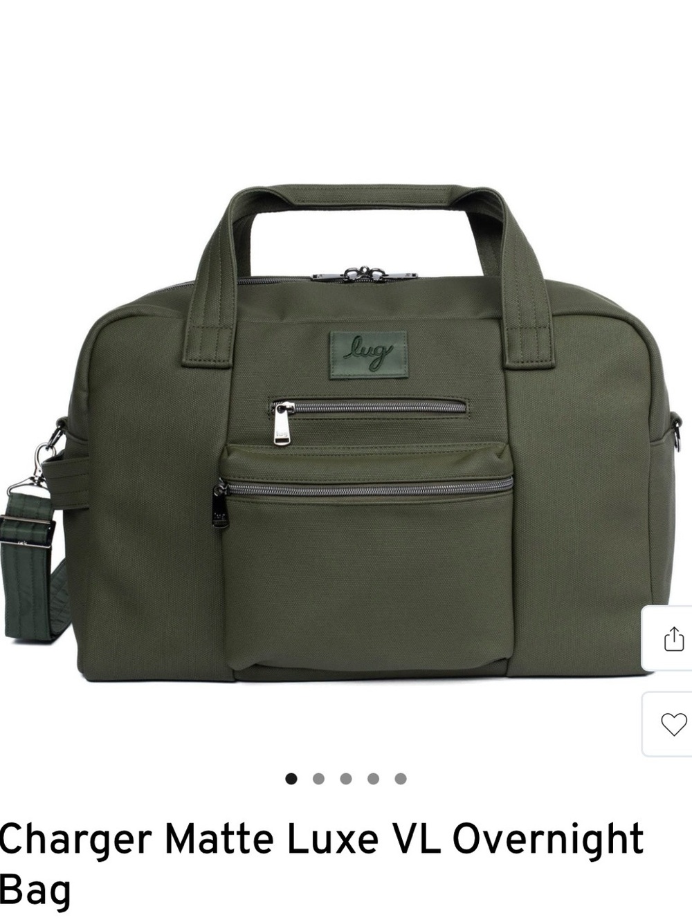 NWT- Lug Charger Matte Luxe